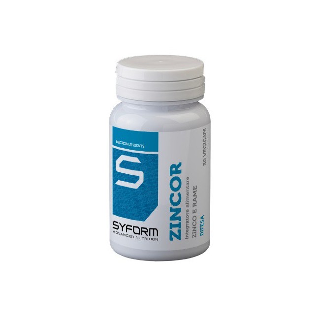Syform Zincor 30 Capsule integratore di zinco e rame