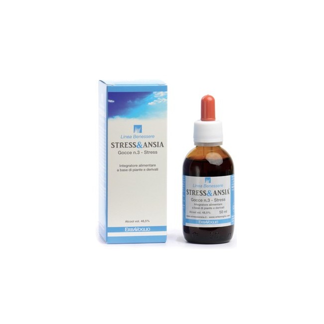Erbavoglio Production Stressenziale & Ansia Gocce 3 50 Ml