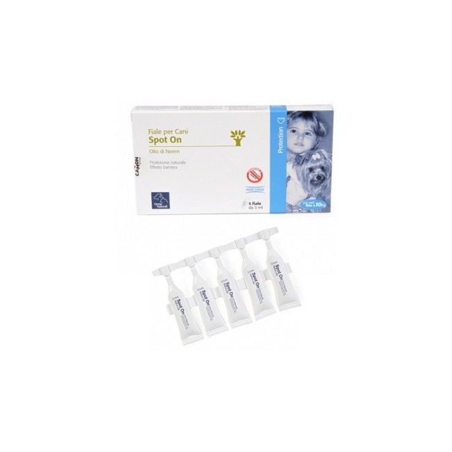 Camon Protection Spot on Cane 0-10 Kg 5 Fiale da 3 ml