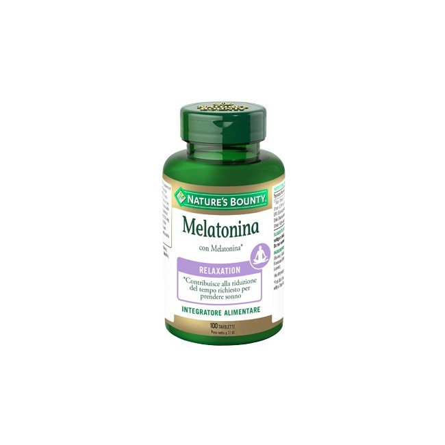 Nature's Bounty Melatonina integratore 100 Tavolette