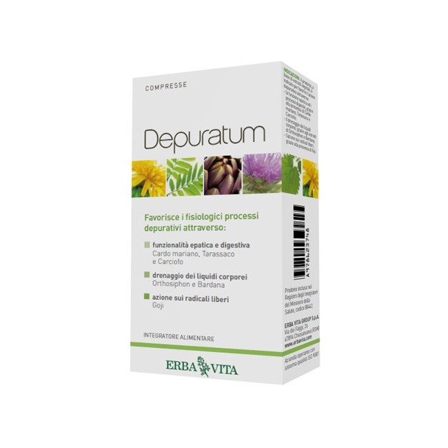 Erba Vita Group Depuratum integratore 30 Compresse Erba Vita Group Depuratum integratore 30 Compresse