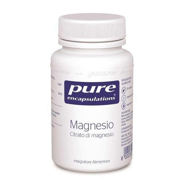 Nestle' Italiana Pure Encapsulations Magnesio 30 Capsule Nestle' Italiana Pure Encapsulations Magnesio 30 Capsule