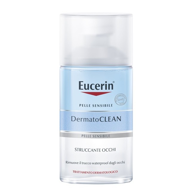 Beiersdorf Eucerin Dermatoclean Eye struccante occhi waterproof 125 Ml Beiersdorf Eucerin Dermatoclean Eye struccante occhi waterproof 125 Ml