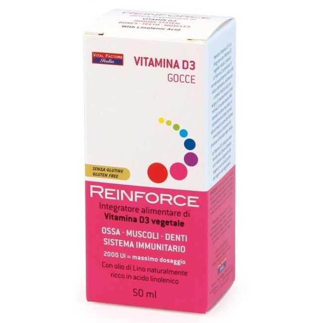 Vital Factors Italia Reinforce Vitamina D3 Gocce 50 Ml Vital Factors Italia Reinforce Vitamina D3 Gocce 50 Ml