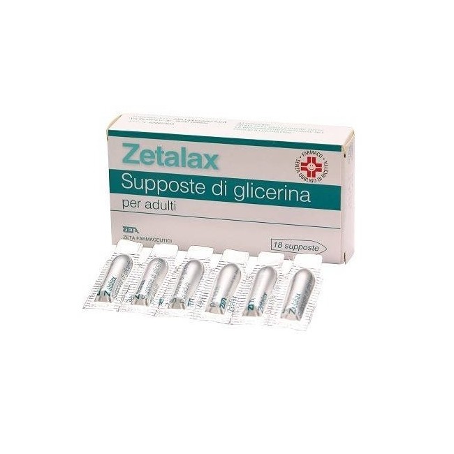 Zetalax*adulti 18 Supposte 2,25g