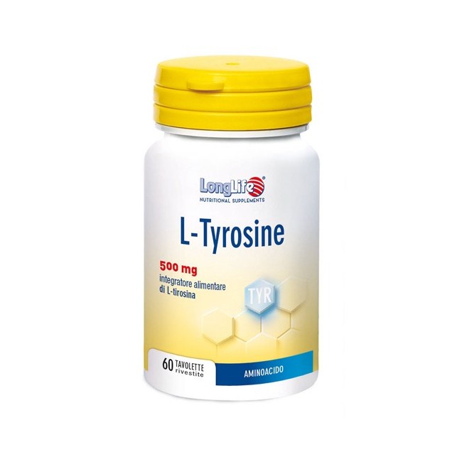 Longlife L Tyrosine Integratore 60 Tavolette Longlife L Tyrosine Integratore 60 Tavolette