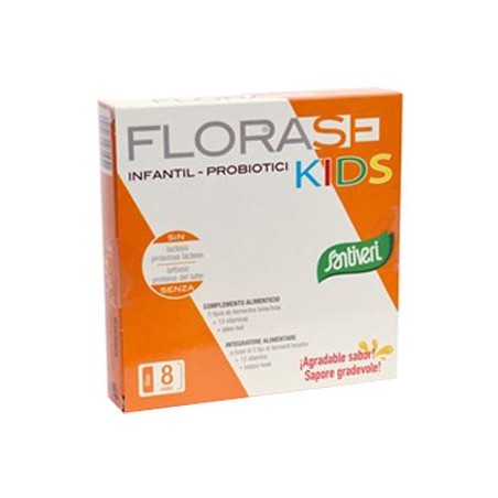 Ibersan Kids Florase integratore 8 Fialette 10 Ml + Polvere Ibersan Kids Florase integratore 8 Fialette 10 Ml + Polvere