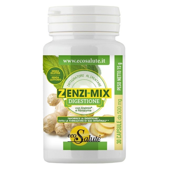 Zio Ecosalute Zenzimix integratore 30 Capsule Zio Ecosalute Zenzimix integratore 30 Capsule