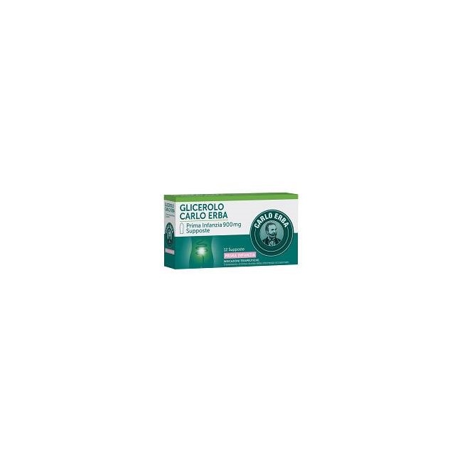 Carlo Erba Glicerolo Prima Infanzia 12 Supposte 900mg