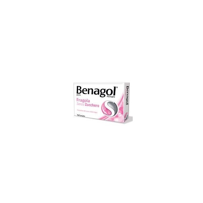 Benagol*16 Pastiglie Fragola Senza Zucchero