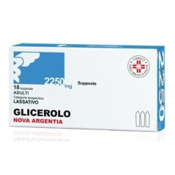 Nova Argentia Glicerolo*adulti 18 Supposte 2250mg