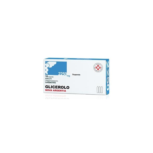 Nova Argentia Glicerolo*adulti 18 Supposte 2250mg