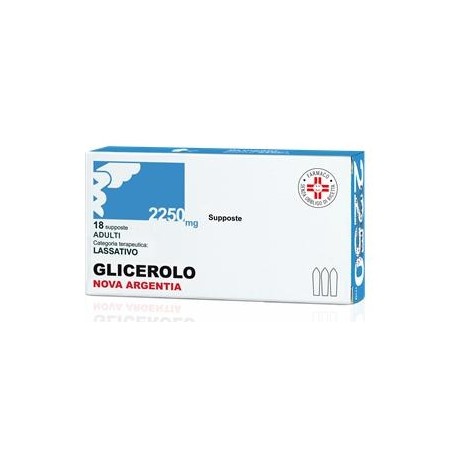 Nova Argentia Glicerolo*adulti 18 Supposte 2250mg