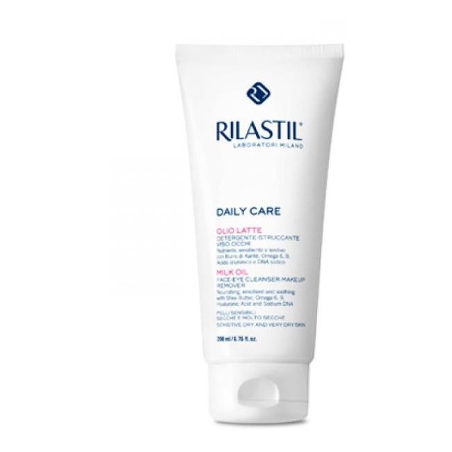 Rilastil Daily Care Olio Latte Detergente viso ed occhi 400 Ml Rilastil Daily Care Olio Latte Detergente viso ed occhi 400 Ml