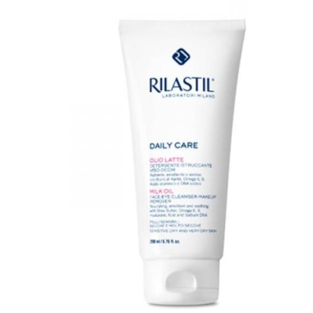 Rilastil Daily Care Olio Latte Detergente viso ed occhi 400 Ml Rilastil Daily Care Olio Latte Detergente viso ed occhi 400 Ml