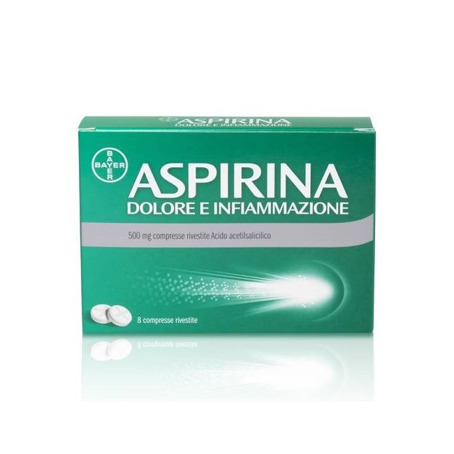 Aspirina Dolore Infiammazione *8 Compresse 500mg