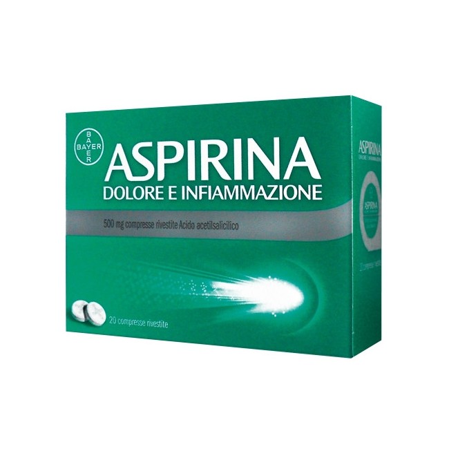 Aspirina Dolore Infiammazione *20 Compresse 500mg