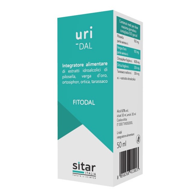 Sitar Italia Uridal estratto idroalcolico gocce 50 Ml Sitar Italia Uridal estratto idroalcolico gocce 50 Ml