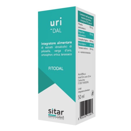Sitar Italia Uridal estratto idroalcolico gocce 50 Ml Sitar Italia Uridal estratto idroalcolico gocce 50 Ml