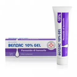 Galderma Benzac 10% gel farmaco di automedicazione per acne 40g