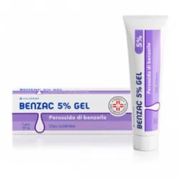Galderma Benzac gel 5% farmaco di automedicazione per acne 40g
