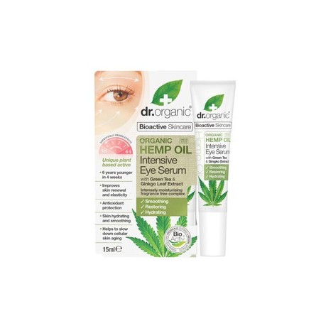 Dr Organic Hemp Oil Olio Di Canapa Siero contorno occhi 15 ml Dr Organic Hemp Oil Olio Di Canapa Siero contorno occhi 15 ml