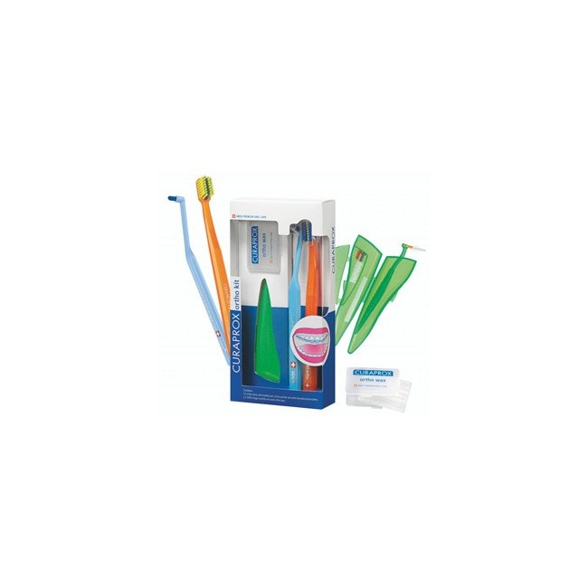 Curaden Ag Curaprox Ortho Kit 1 Set Composto Da Cs 5460 Ortho+cs 1009 Single+ Capsule Ortho Pocket Set+ortho Wax Curaden Ag Curaprox Ortho Kit 1 Set Composto Da Cs 5460 Ortho+cs 1009 Single+ Capsule Ortho Pocket Set+ortho Wax