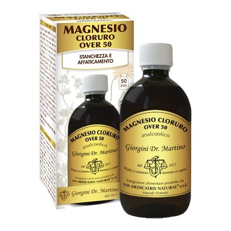 Dr Giorgini Ser-vis Magnesio Cloruro Over 50 500 Ml Liquido Analcolico Dr Giorgini Ser-vis Magnesio Cloruro Over 50 500 Ml Liquido Analcolico