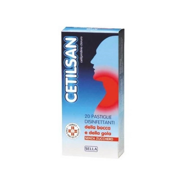 Cetilsan*20 Pastiglie Senza Zucchero Cetilsan*20 Pastiglie Senza Zucchero