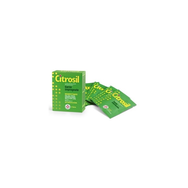 Citrosil 8 Garze disinfettante cutaneo 0,175% Citrosil 8 Garze disinfettante cutaneo 0,175%