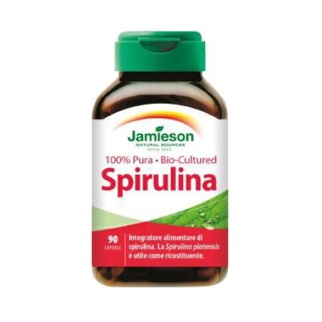 Biovita Spirulina jamieson integratore 90 Capsule