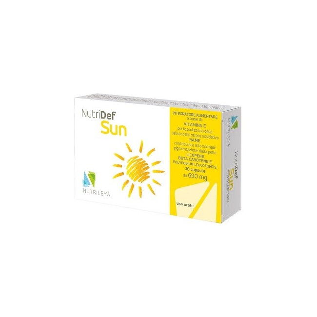 Nutrileya Nutridef Sun integratore 30 Capsule