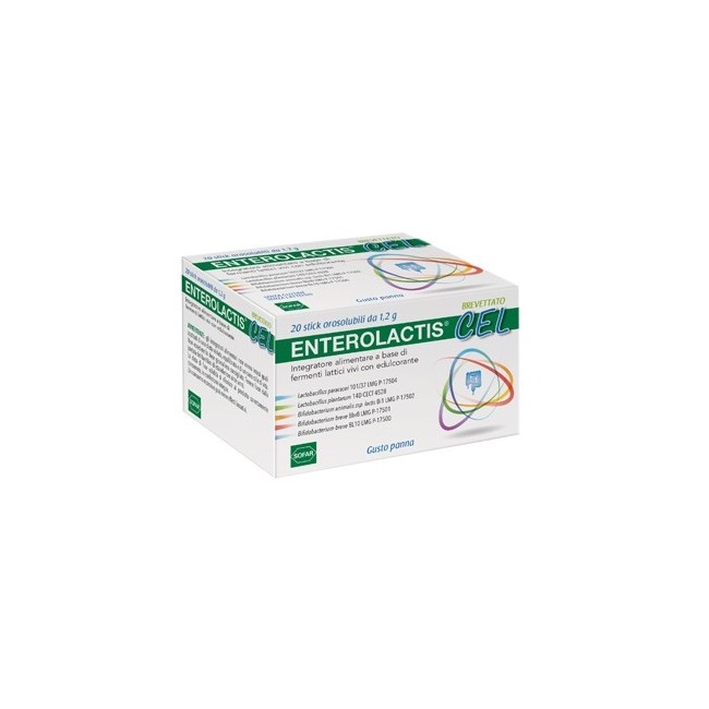 Sofar Enterolactis Cel integratore 20 Stick Orosolubili Sofar Enterolactis Cel integratore 20 Stick Orosolubili