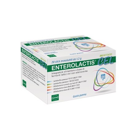 Sofar Enterolactis Cel integratore 20 Stick Orosolubili Sofar Enterolactis Cel integratore 20 Stick Orosolubili