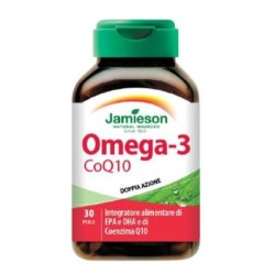 Biovita Jamieson Omega 3 Coenzima Q10 Integratore 30 Perle