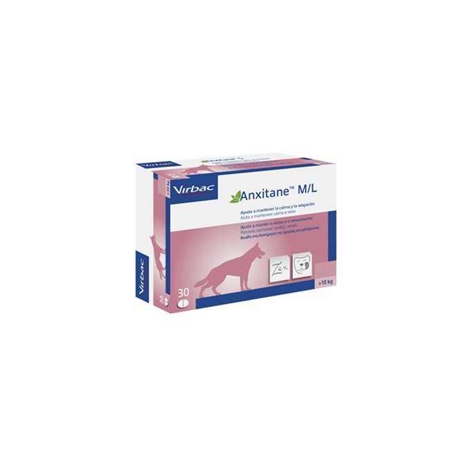 Virbac Anxitane M/l 30 Compresse Appetibili per cani e gatti