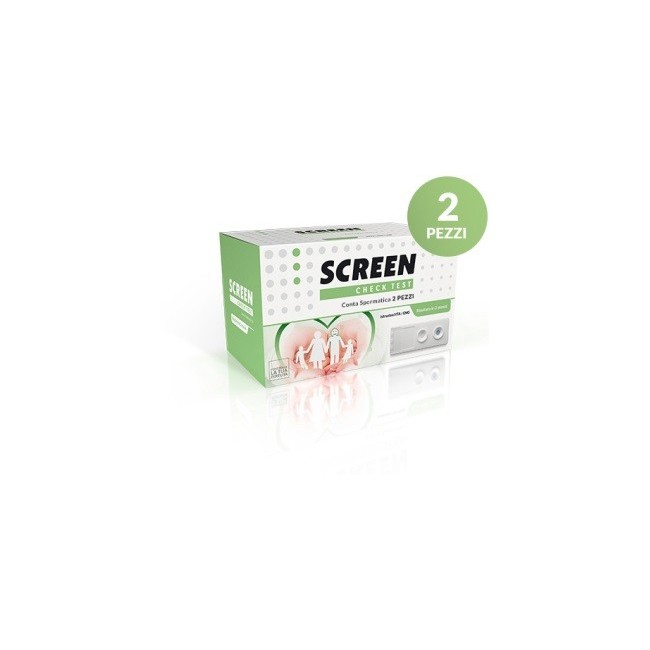 Screen Pharma Kit Test Conta Spermatica 2 Pezzi Screen Pharma Kit Test Conta Spermatica 2 Pezzi