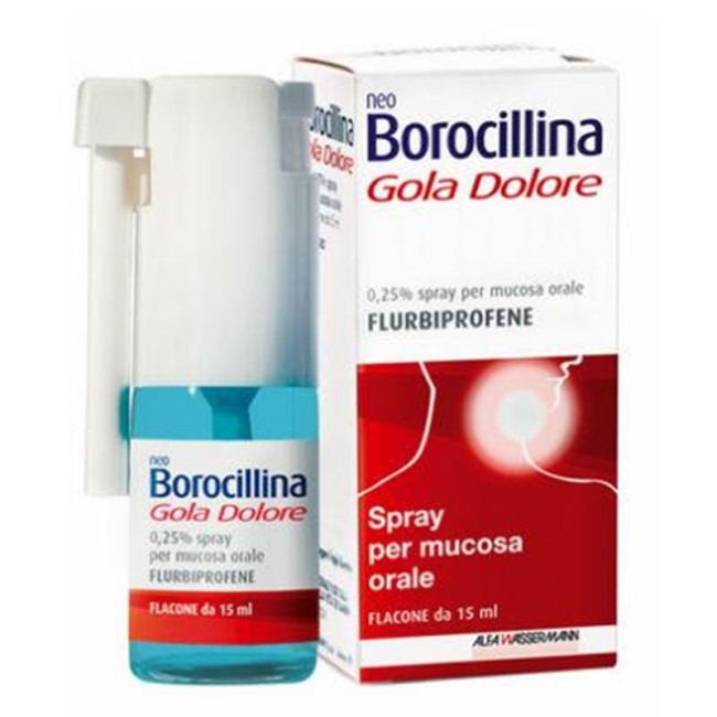 Neoborocillina Goladolore *spray 15ml Neoborocillina Goladolore *spray 15ml