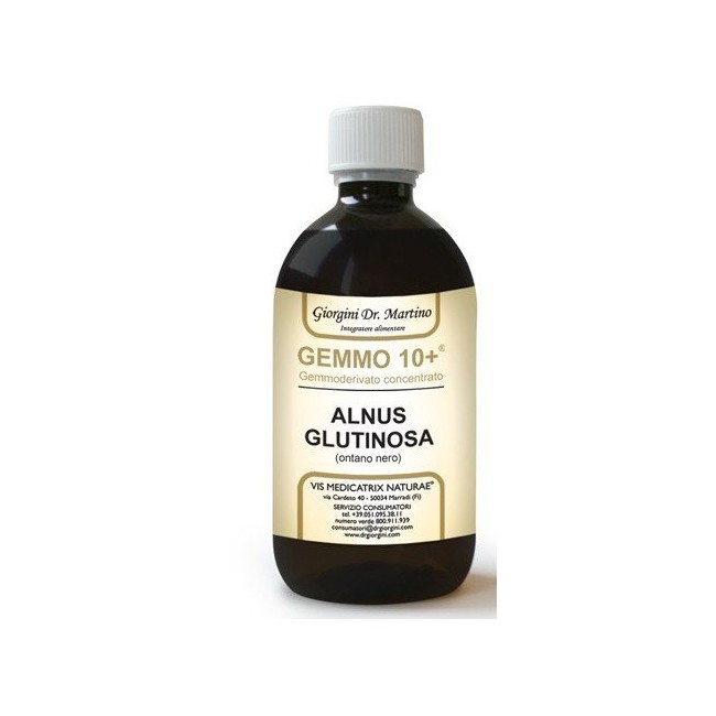 Dr Giorgini Ser-vis Gemmo 10+ Ontano Nero 500 Ml Liquido Analcolico