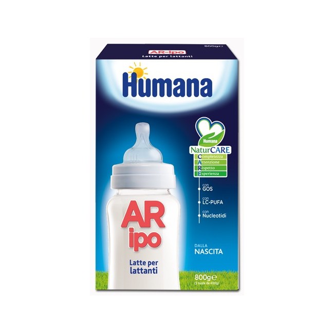 Humana Italia Humana Ar Ipo latte con omega 3 e 6 800 G Humana Italia Humana Ar Ipo latte con omega 3 e 6 800 G