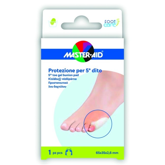 Pietrasanta Pharma Master-aid Foot Care Protezione Gel 5 Dito 1 Pezzo Pietrasanta Pharma Master-aid Foot Care Protezione Gel 5 Dito 1 Pezzo