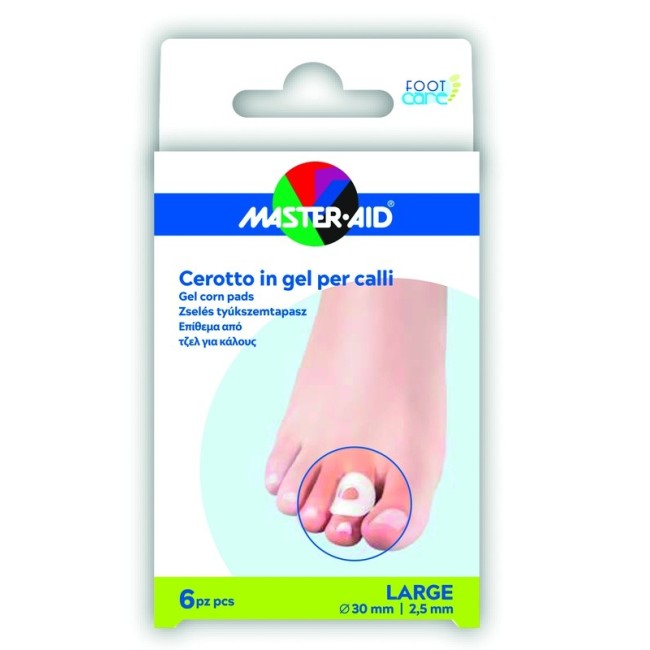 Master-aid Foot Care Cerotto Gel Calli Taglia L 6 Pezzi Master-aid Foot Care Cerotto Gel Calli Taglia L 6 Pezzi