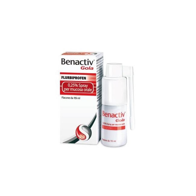 Benactiv Gola Spray 15ml 0,25%