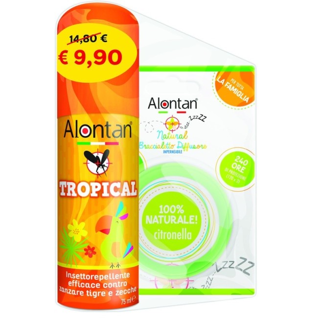 Pietrasanta Bi Pack Tropical Spray 75 Ml + Braccialetto Diffusore Pietrasanta Bi Pack Tropical Spray 75 Ml + Braccialetto Diffusore