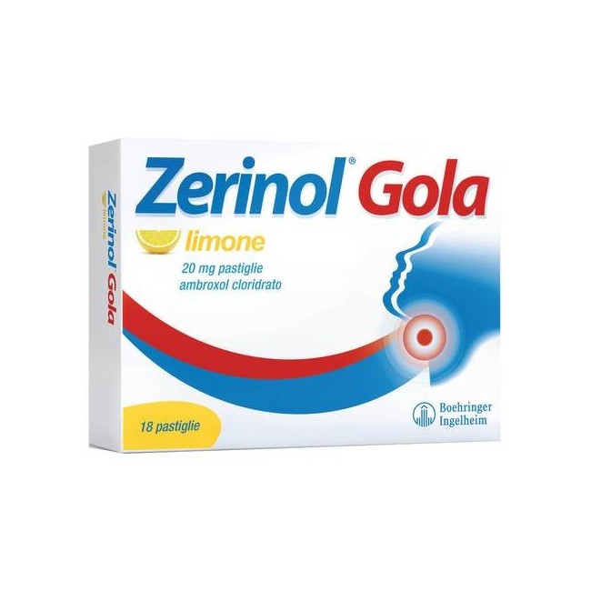 Zerinol Gola Limone* 18 Pastiglie 20mg