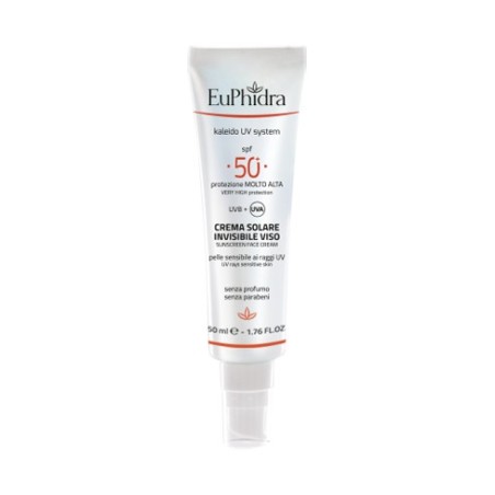 Euphidra Kaleido Uv System Crema Solare Viso 50+ Invisible 50 ml Euphidra Kaleido Uv System Crema Solare Viso 50+ Invisible 50 ml