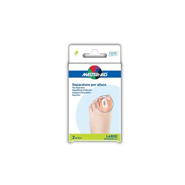 Master-aid Separatore Dita In Gel Per Alluce L 2 Pezzi