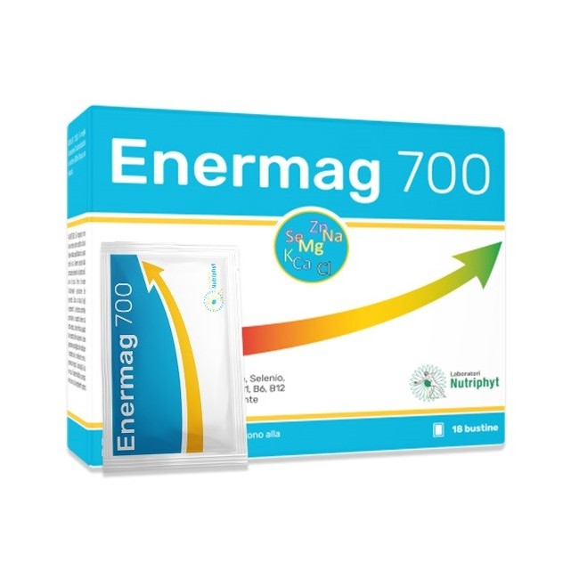 Laboratori Nutriphyt Enermag 700 integratore 18 Bustine Laboratori Nutriphyt Enermag 700 integratore 18 Bustine
