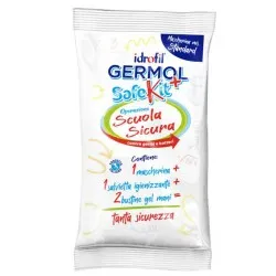 Idrofil Germol Kit Junior mascherina e igienizzante scuola sicura