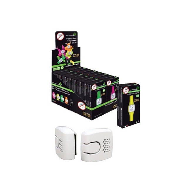 Colpharma Antizanzare Sonico Fluo da Polso 1 pz Colpharma Antizanzare Sonico Fluo da Polso 1 pz